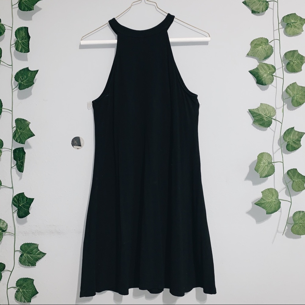 Express Halter Basic Mini Dress